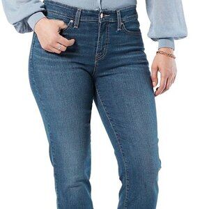 Levi Strauss Mid Rise cuffed boyfriend jeans